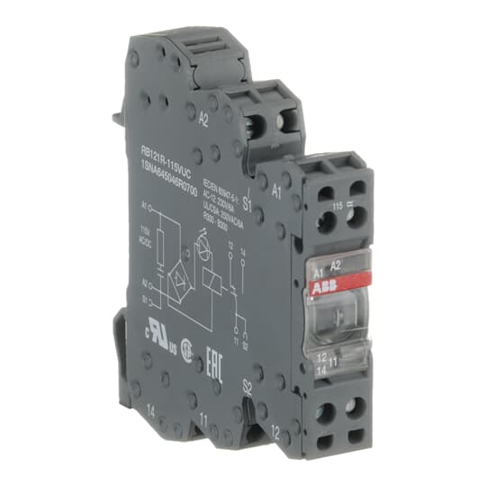 RB121R-115VUC Interface relay R600 ABB Interface Relays R600 Series