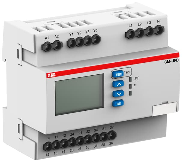 CM-UFD.M33 Grid feeding monitoring relay ABB Grid Feeding Monitoring Relays