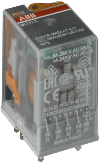 CR-M110AC2 Pluggable interface relay ABB Pluggable Interface Relays