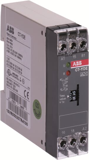 CT-YDE Time relay, star-delta ABB Economy Timers - CT-E