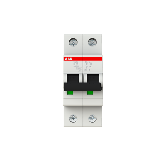 S202-C25 ABB MCB - S200 10kA