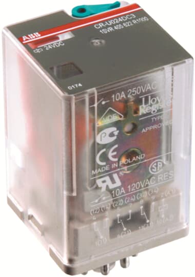 CR-U048AC2 Pluggable interface relay ABB Pluggable Interface Relays