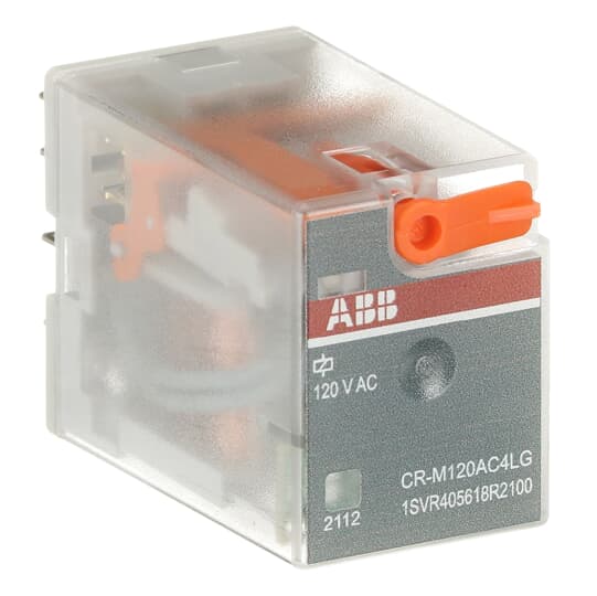 CR-M120AC4LG Pluggable interface relay ABB Pluggable Interface Relays with LED