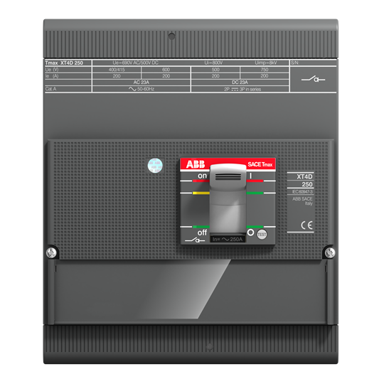 XT4D 250 4p F F ABB MCCB - Tmax XT