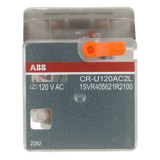 CR-U120AC2L Pluggable interface relay ABB Pluggable Interface Relays with LED