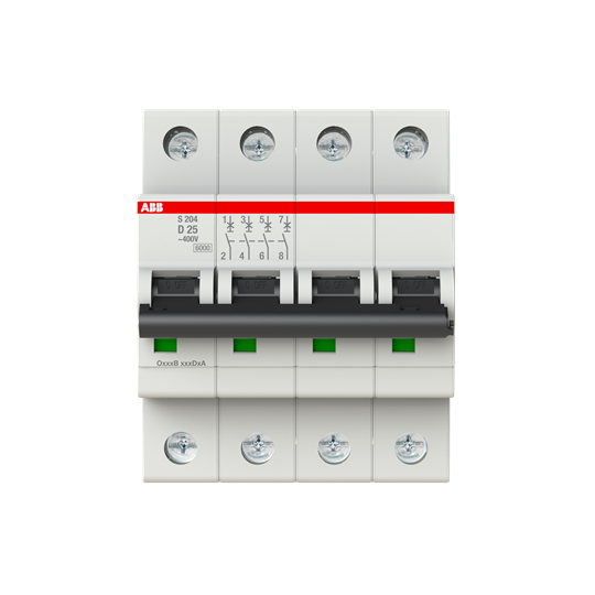S204-D25 ABB MCB - S200 10kA