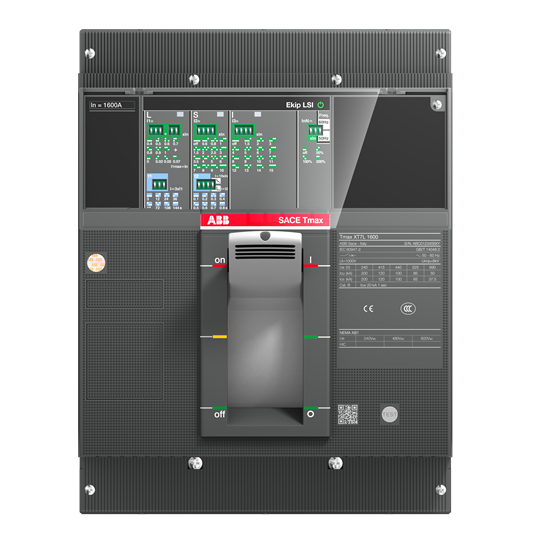XT7H 1600 Ekip Dip LS/I In=1600 3p F F ABB MCCB - Tmax XT