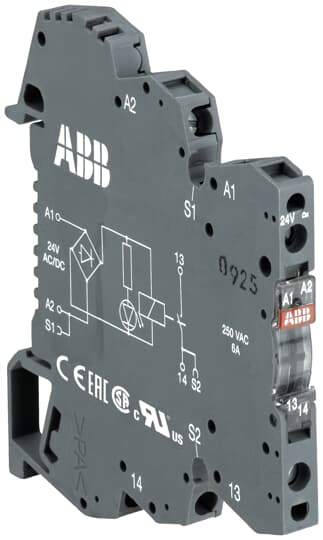 RB121PG-5VDC Interface relay R600 ABB Interface Relays R600 Series