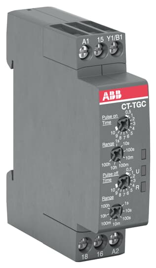 CT-TGC.12, Time relay, Pulse generator ABB Economy Timers - CT-C
