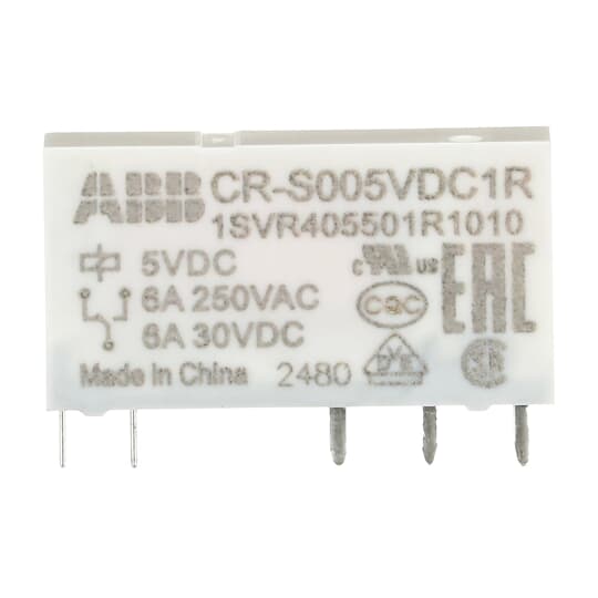 CR-S005VDC1R Pluggable interface relay ABB Pluggable Interface Relays