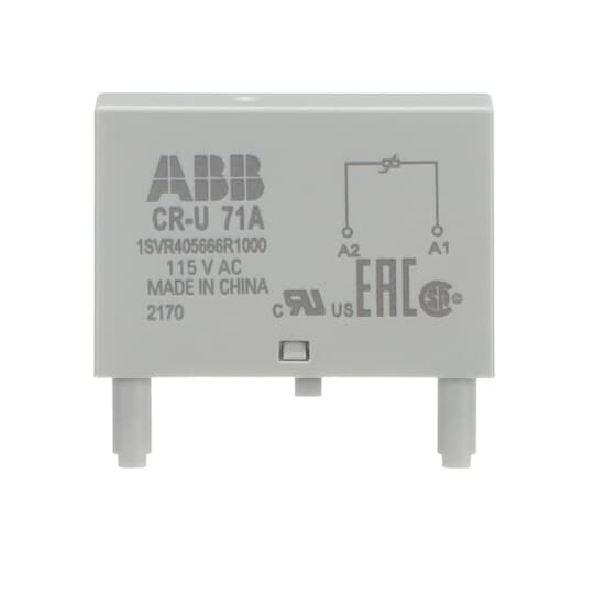 CR-U 71A Pluggable module ABB Pluggable Interface Relays Accessories