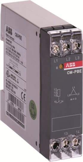 CM-PBE Phase loss monitoring relay, 3x380-440V AC ABB 3-Phase Monitoring Relays