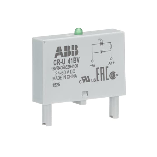 CR-U 41BV Pluggable module ABB Pluggable Interface Relays Accessories