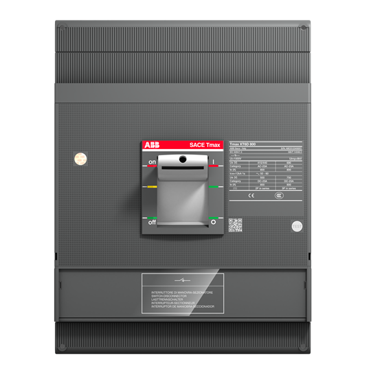 XT6D 800 3p F F ABB MCCB - Tmax XT