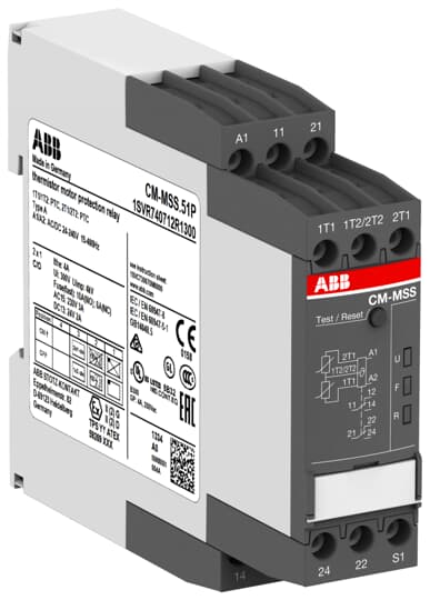 CM-MSS.51P Therm. motor protec. relay ABB Thermistor Motor Protection Relays