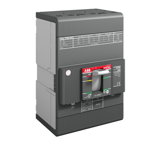 XT3S 250 TMD 80-800 3p F F ABB MCCB - Tmax XT