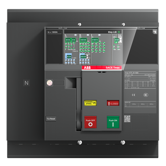 XT7H M 1000 Ekip Dip LS/I In=1000 4p F F ABB MCCB - Tmax XT