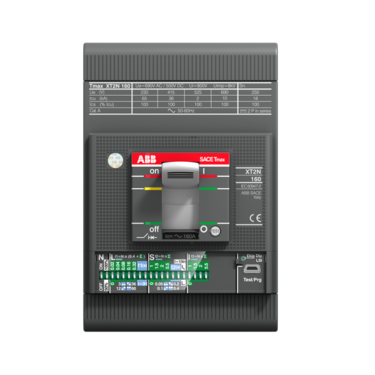 XT2V 160 Ekip LS/I In=25A 3p F F ABB MCCB - Tmax XT