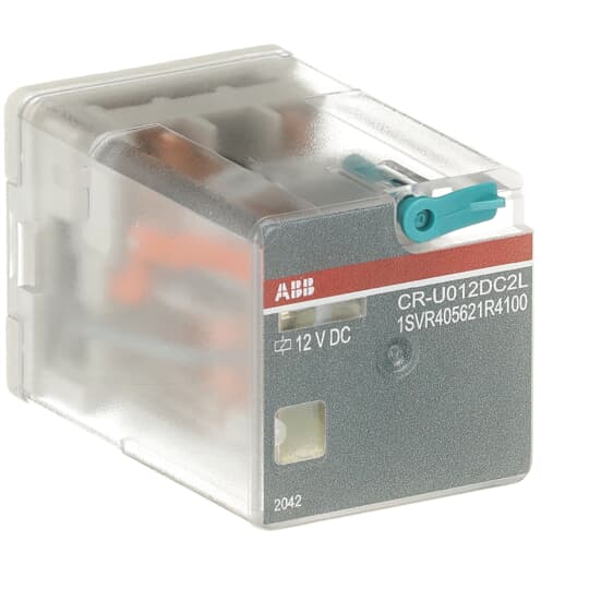CR-U012DC2L Pluggable interface relay ABB Pluggable Interface Relays with LED