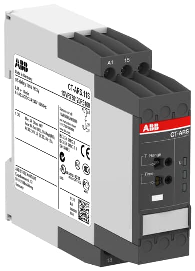 CT-ARS.11S Time relay, true OFF-delay ABB High-Performance Timers - CT-S