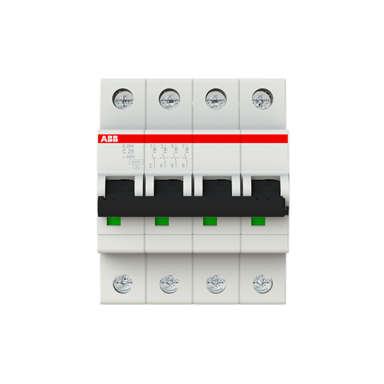 S204-C25 ABB MCB - S200 10kA