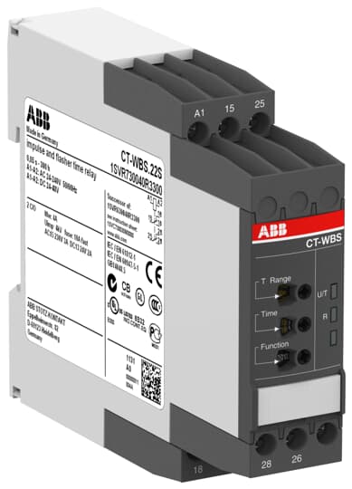 CT-WBS.22S Time relay, impulse and flasher ABB High-Performance Timers - CT-S