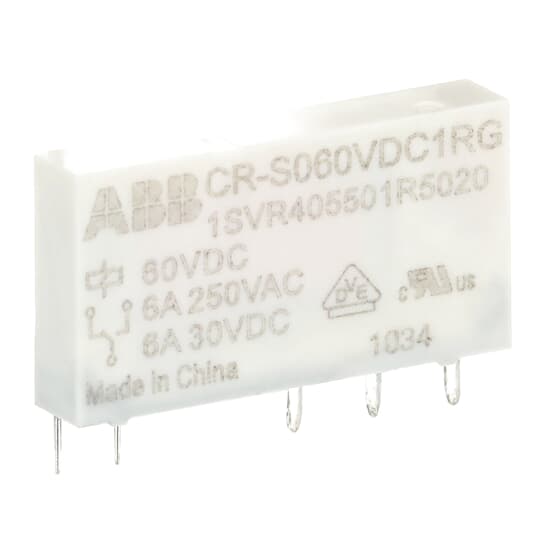 CR-S060VDC1RG Pluggable interface relay ABB Pluggable Interface Relays
