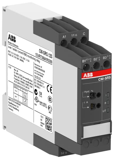 CM-SRS.11P Current monitoring relay, 110-130V AC ABB Current Monitoring Relays