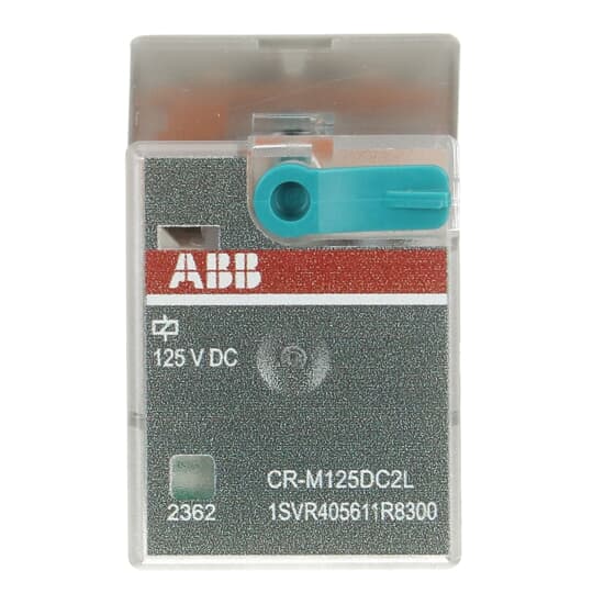 CR-M125DC2L Pluggable interface relay ABB Pluggable Interface Relays with LED