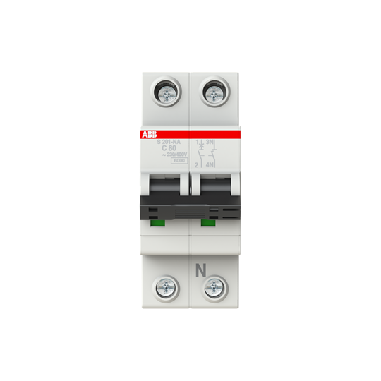 S201-C80NA ABB MCB - S200 6kA