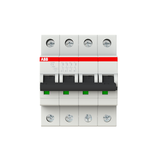 S204-C6 ABB MCB - S200 10kA