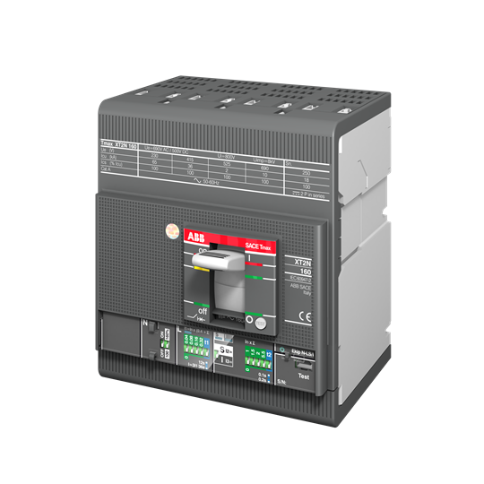 XT2H 160 Ekip LS/I In=10A 4p F F ABB MCCB - Tmax XT
