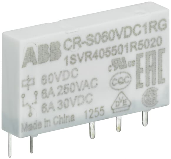 CR-S048VDC1RG Pluggable interface relay ABB Pluggable Interface Relays