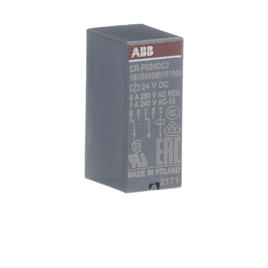 CR-P024DC2 Pluggable interface relay ABB Pluggable Interface Relays
