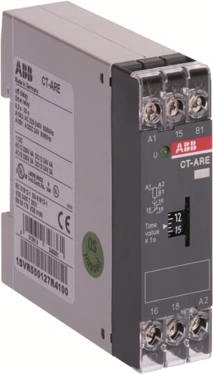 CT-ARE Time relay, true OFF-delay ABB Economy Timers - CT-E