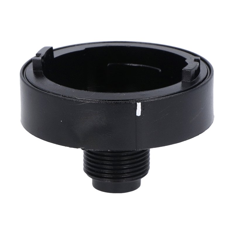 Fixing base for light modules. Ø62mm, for Ø22mm hole type, plastic, black colour