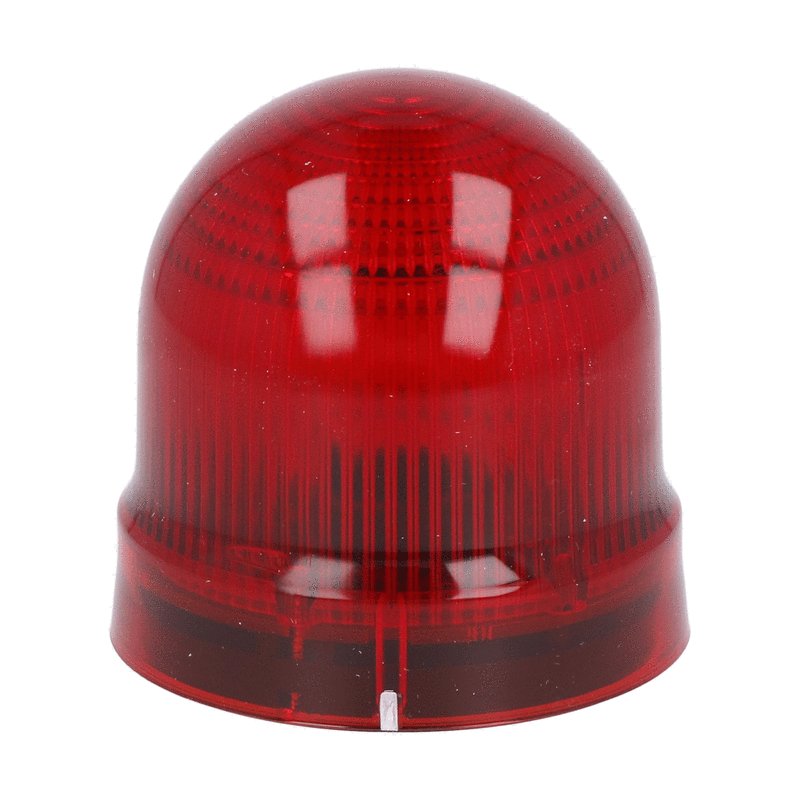 Steady light module. Ø62mm. BA15D fitting, direct supply, red