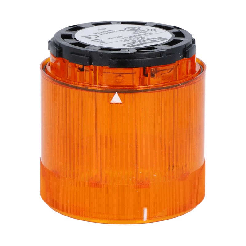 Steady light module. Ø70mm BA15D fitting, direct supply, orange