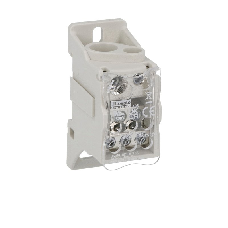 Power distribution block, single-pole, 150A, 8 terminals