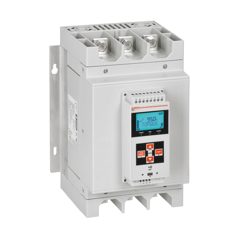 Soft starter, ADXL series, with integrated bypass relay. Auxiliary supply 100...240VAC. Rated operational voltage 208...600VAC 50/60Hz, 135A
