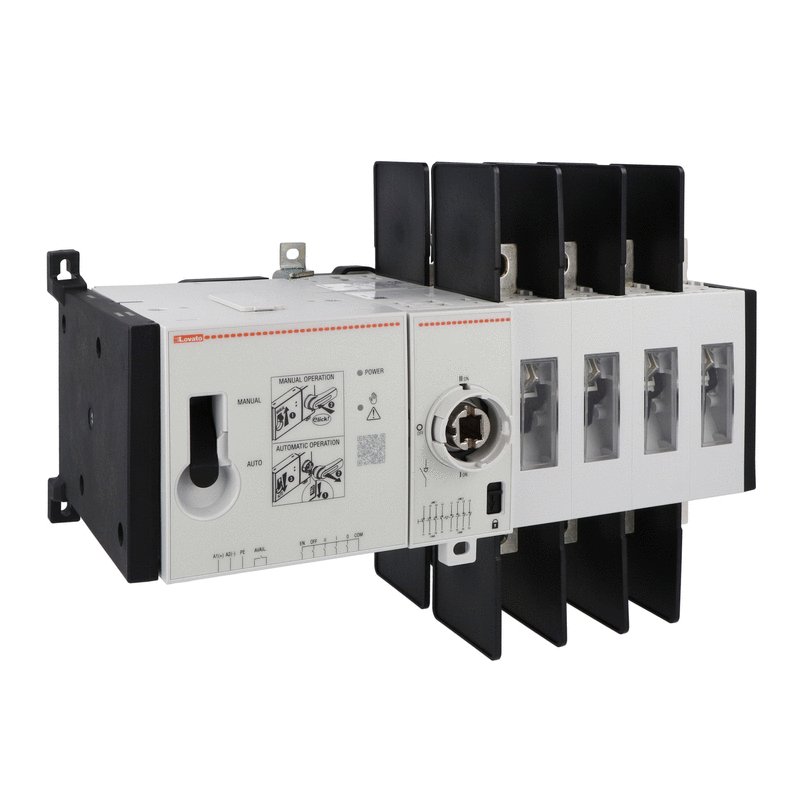 Motorised four-pole changeover switch UL1008, 24VDC, 200A
