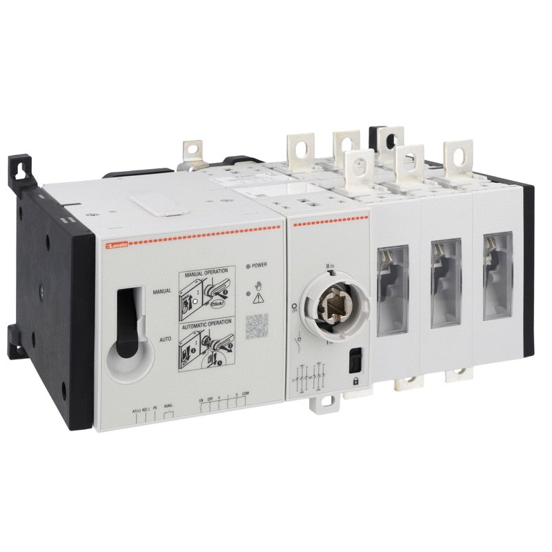 Motorised three-pole changeover switch IEC/EN/BS, 208…277VAC, 250A