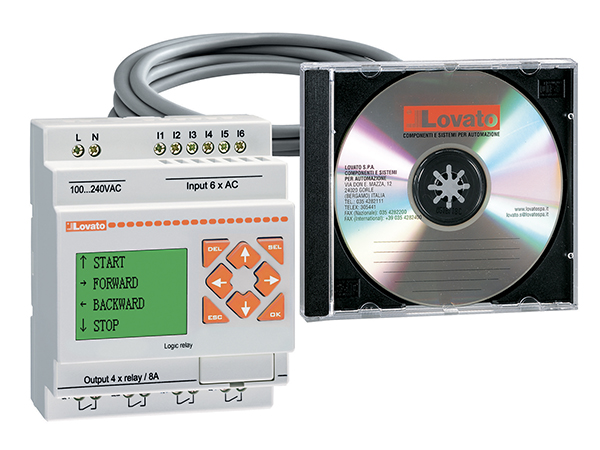 LRD starter kit complete with LRD12RD024 base module, LRXSW software and LRXC00 cable