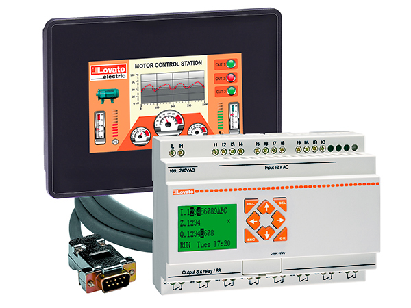 Kit LRD20RD024P1 + cable + HMI 4.3"