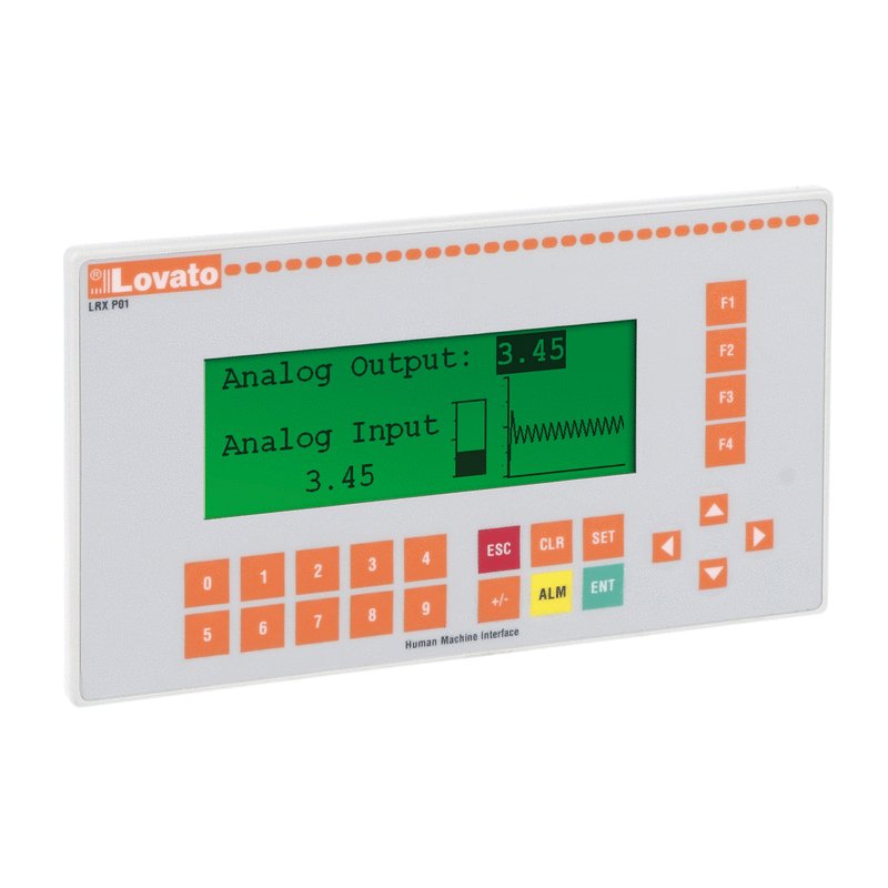 HMI operator panel, 24VDC, RS232, RS485 (Modbus-RTU master)