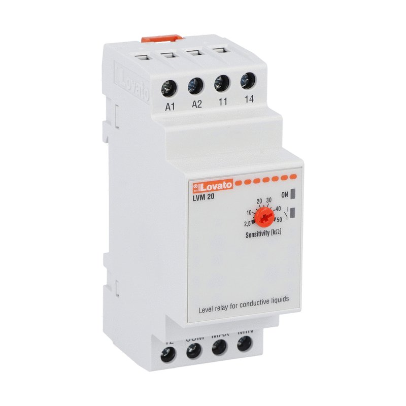Level monitoring relay, modular version, single-voltage. Automatic resetting, 220...240VAC