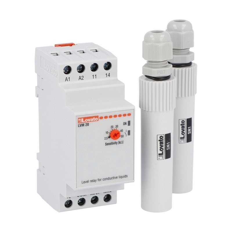 Level control starter kit complete with LVM20A024 relay and two SN1 electrodes