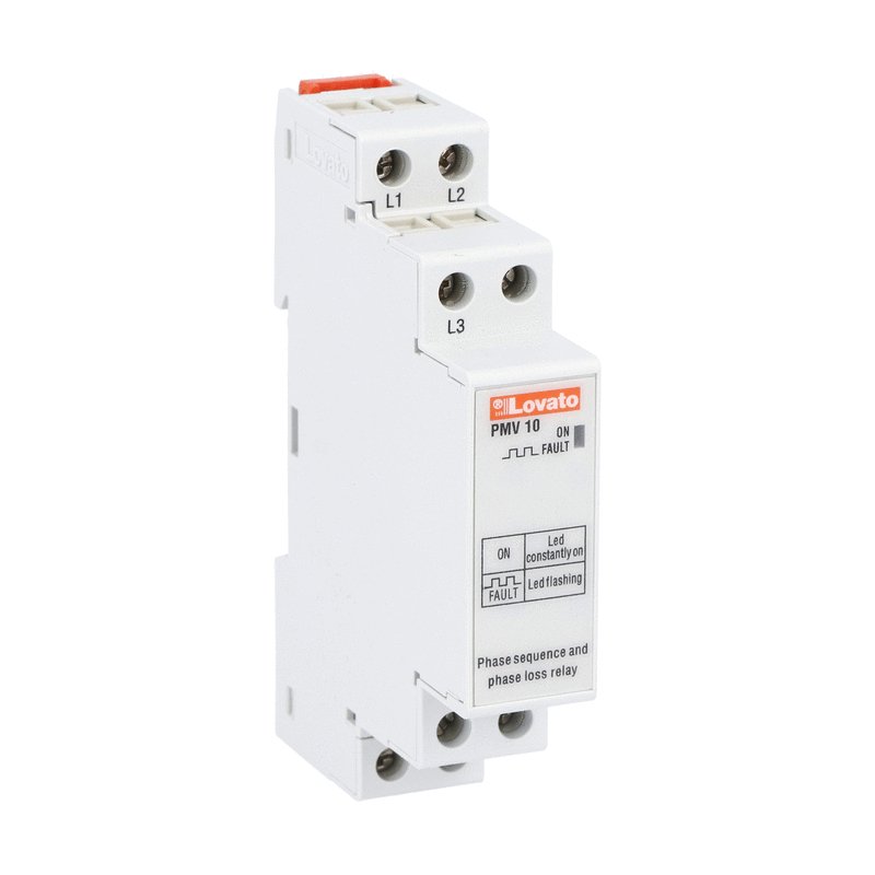 Voltage monitoring realy for three-phase system, without neutral, phase loss and incorrect phase sequence, 208...480VAC 50/60Hz