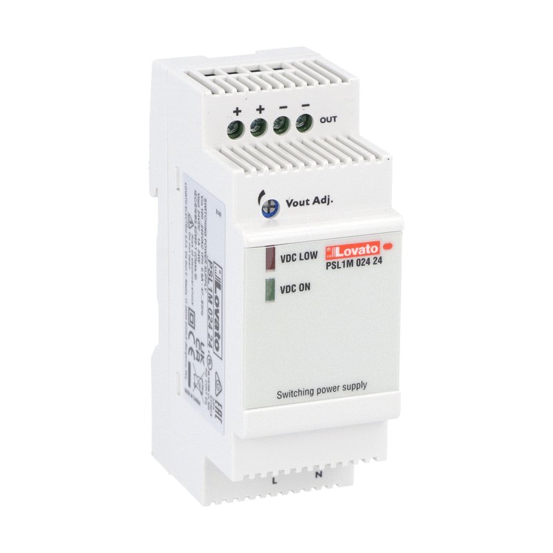 Modular switching power supply, single-phase. 12VDC, 2A/24W