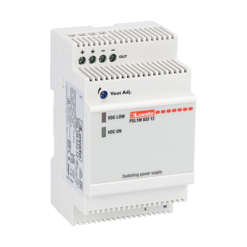 Modular switching power supply, single-phase. 12VDC, 2.75A/33W